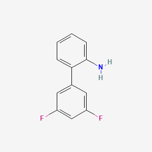 molecular formula C12H9F2N B1425584 2-(3,5-Difluorophenyl)aniline CAS No. 873056-60-1