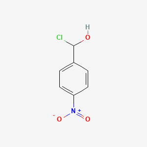 molecular formula C7H6ClNO3 B14255844 Chloro(4-nitrophenyl)methanol CAS No. 362619-81-6