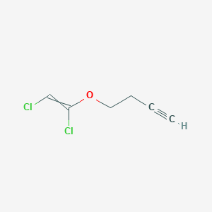 4-[(1,2-Dichloroethenyl)oxy]but-1-yne