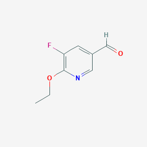 B1425598 6-Ethoxy-5-fluoronicotinaldehyde CAS No. 886372-69-6