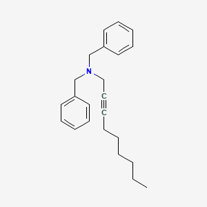 N,N-Dibenzylnon-2-yn-1-amine