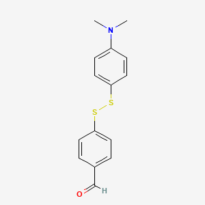 4-{[4-(Dimethylamino)phenyl]disulfanyl}benzaldehyde