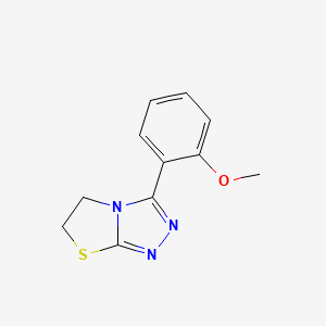 Thiazolo[2,3-c]-1,2,4-triazole, 5,6-dihydro-3-(2-methoxyphenyl)-