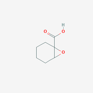 molecular formula C7H10O3 B14256275 7-oxabicyclo[4.1.0]heptane-1-carboxylic Acid CAS No. 273917-42-3