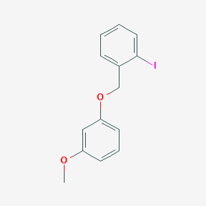 Benzene, 1-iodo-2-[(3-methoxyphenoxy)methyl]-