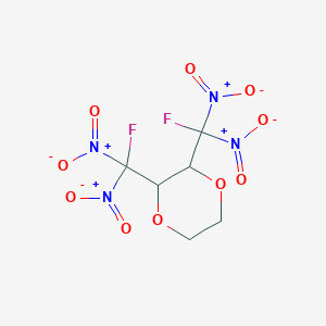 1,4-Dioxane, 2,3-bis(fluorodinitromethyl)-