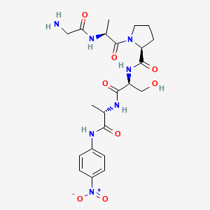 Glycyl-L-alanyl-L-prolyl-L-seryl-N-(4-nitrophenyl)-L-alaninamide