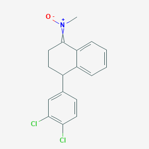 molecular formula C17H15Cl2NO B1425637 4-(3,4-二氯苯基)-N-甲基-3,4-二氢萘-1(2H)-亚胺-N-氧化物 CAS No. 209473-00-7