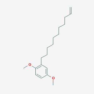 1,4-Dimethoxy-2-(undec-10-EN-1-YL)benzene