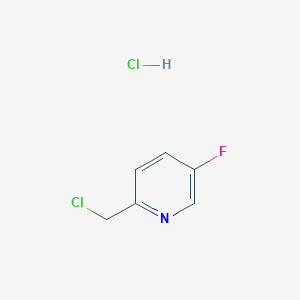 molecular formula C6H6Cl2FN B1425644 2-(Chloromethyl)-5-fluoropyridine hydrochloride CAS No. 915409-01-7