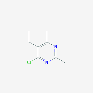molecular formula C8H11ClN2 B1425651 4-氯-5-乙基-2,6-二甲基嘧啶 CAS No. 1178504-57-8