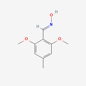 molecular formula C10H13NO3 B1425656 2,6-Dimethoxy-4-methylbenzaldehyde oxime CAS No. 1314996-46-7