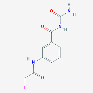 Benzamide, N-(aminocarbonyl)-3-[(iodoacetyl)amino]-