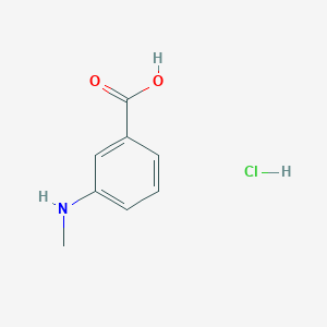 molecular formula C8H10ClNO2 B1425658 3-(甲基氨基)苯甲酸盐酸盐 CAS No. 1194804-60-8