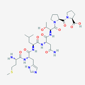 L-Methionyl-L-histidyl-L-leucyl-L-asparaginyl-L-threonyl-L-prolyl-L-proline