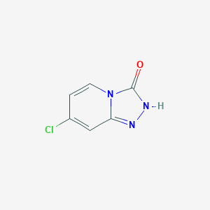 molecular formula C6H4ClN3O B1425660 7-Chloro-[1,2,4]triazolo[4,3-A]pyridin-3(2H)-one CAS No. 1020039-12-6
