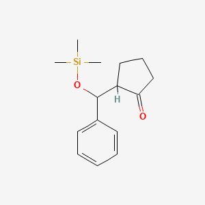 Cyclopentanone, 2-[phenyl[(trimethylsilyl)oxy]methyl]-