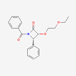 (3R,4S)-1-Benzoyl-3-(2-ethoxyethoxy)-4-phenylazetidin-2-one