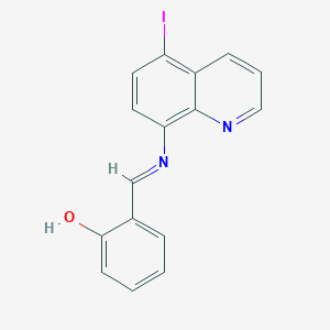 6-{[(5-Iodoquinolin-8-yl)amino]methylidene}cyclohexa-2,4-dien-1-one