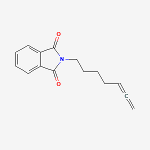 molecular formula C15H15NO2 B14256638 2-(Hepta-5,6-dien-1-yl)-1H-isoindole-1,3(2H)-dione CAS No. 229494-02-4