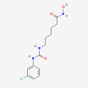 Hexanamide, 6-[[[(3-chlorophenyl)amino]carbonyl]amino]-N-hydroxy-