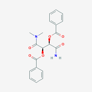 (2R,3R)-1-Amino-4-(dimethylamino)-1,4-dioxobutane-2,3-diyl dibenzoate