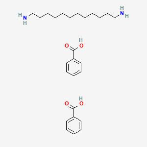 molecular formula C26H40N2O4 B14256706 Benzoic acid;dodecane-1,12-diamine CAS No. 329350-74-5