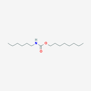 molecular formula C15H31NO2 B14256711 Carbamic acid, hexyl-, octyl ester CAS No. 412049-81-1