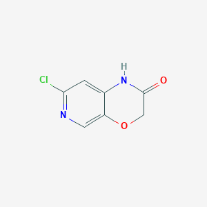 molecular formula C7H5ClN2O2 B1425672 7-Chloro-1H-pyrido[3,4-b][1,4]oxazin-2(3H)-one CAS No. 928118-43-8