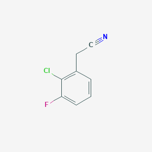 B1425674 2-(2-Chloro-3-fluorophenyl)acetonitrile CAS No. 874285-20-8