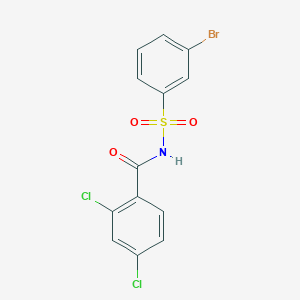 N-(3-bromophenyl)sulfonyl-2,4-dichlorobenzamide