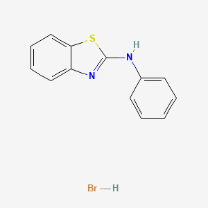 N-phenyl-1,3-benzothiazol-2-amine;hydrobromide