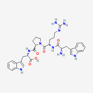 L-Tryptophyl-N~5~-(diaminomethylidene)-L-ornithyl-L-prolyl-L-tryptophan