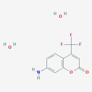 7-Amino-4-(trifluoromethyl)chromen-2-one;dihydrate