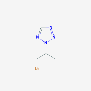 molecular formula C4H7BrN4 B14256826 2-(1-bromopropan-2-yl)-2H-tetrazole CAS No. 189025-09-0