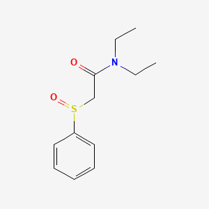 2-(Benzenesulfinyl)-N,N-diethylacetamide