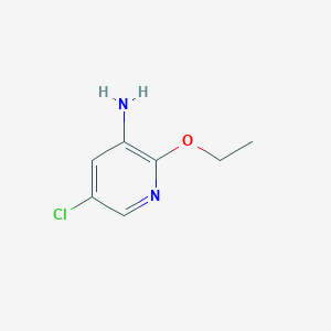 molecular formula C7H9ClN2O B1425685 5-氯-2-乙氧基吡啶-3-胺 CAS No. 886373-74-6