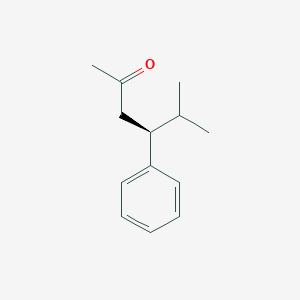 2-Hexanone, 5-methyl-4-phenyl-, (4S)-