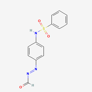 N-{4-[(E)-Formyldiazenyl]phenyl}benzenesulfonamide