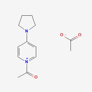 1-Acetyl-4-(pyrrolidin-1-yl)pyridin-1-ium acetate