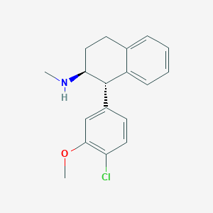 (1S,2S)-1-(4-chloro-3-methoxyphenyl)-N-methyl-1,2,3,4-tetrahydronaphthalen-2-amine