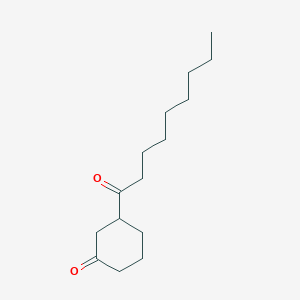 3-Nonanoylcyclohexan-1-one