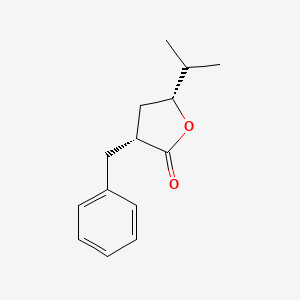 (3R,5R)-3-Benzyl-5-(propan-2-yl)oxolan-2-one