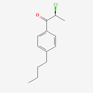 (2S)-1-(4-Butylphenyl)-2-chloropropan-1-one