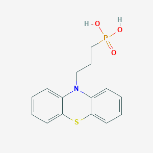 [3-(10H-Phenothiazin-10-YL)propyl]phosphonic acid