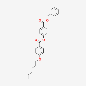 4-[(Benzyloxy)carbonyl]phenyl 4-(hexyloxy)benzoate