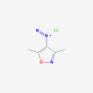 3,5-Dimethyl-1,2-oxazole-4-diazonium chloride