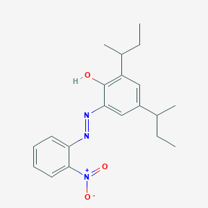 2,4-Di(butan-2-yl)-6-[2-(2-nitrophenyl)hydrazinylidene]cyclohexa-2,4-dien-1-one