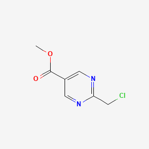 molecular formula C7H7ClN2O2 B1425700 2-(氯甲基)吡啶-5-甲酸甲酯 CAS No. 944901-35-3