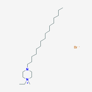 molecular formula C23H49BrN2 B14257001 1-Ethyl-4-hexadecyl-1-methylpiperazin-1-ium bromide CAS No. 184865-52-9